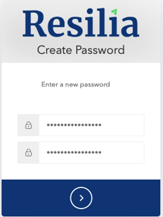 Resilia Reset Your Password Enter New Password