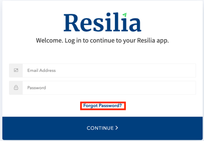 Resilia Reset Your Password Go To App